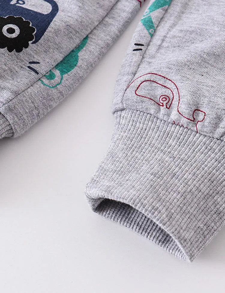 Automobile Printed Trousers - Mini Taylor