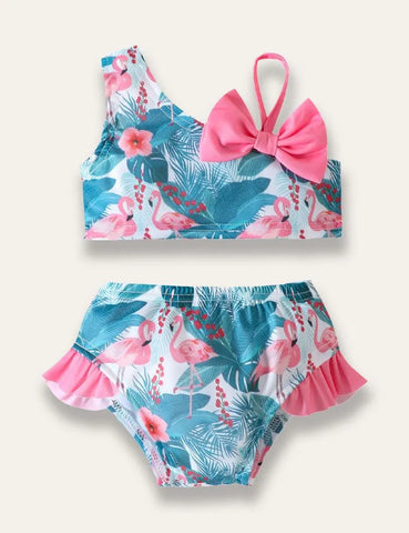 Baby Girl Animal Bikini Split Swimsuit - Mini Taylor