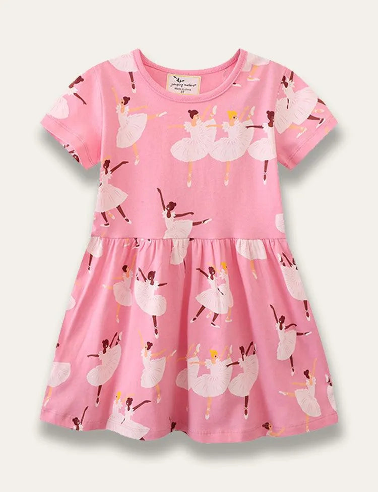Ballet Girl Printed Dress - Mini Taylor