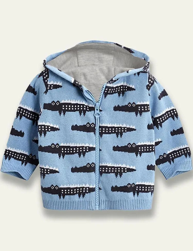 Blue Crocodile Hooded Jacket - Mini Taylor