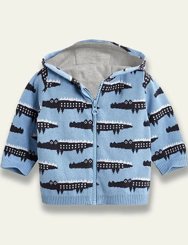 Blue Crocodile Hooded Jacket - Mini Taylor