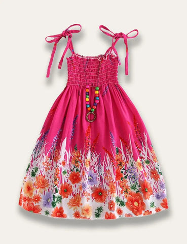 Bohemian Print Family Matching Dress - Mini Taylor