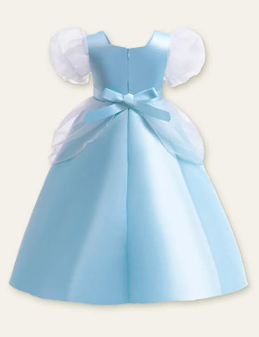 Bow Mesh Party Dress - Mini Taylor