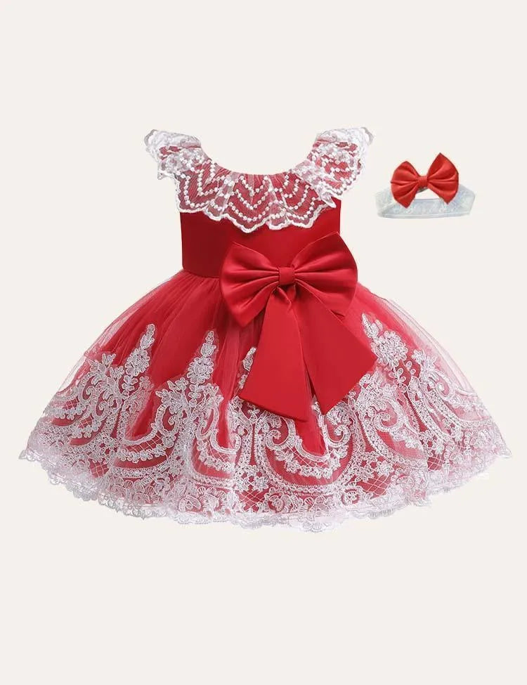 Bow Mesh Sleeveless Dress - Mini Taylor