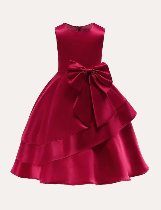 Bow Sleeveless Party Dress - Mini Taylor