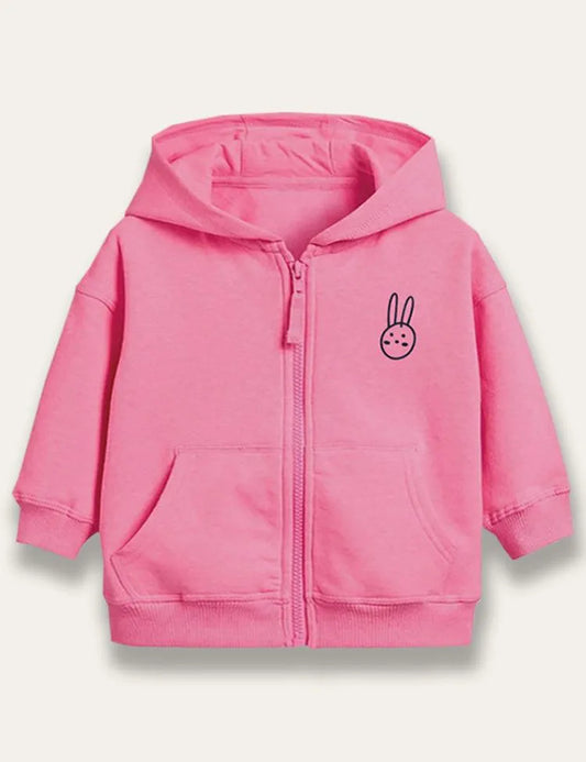 Bunny Print Hooded Coat - Mini Taylor