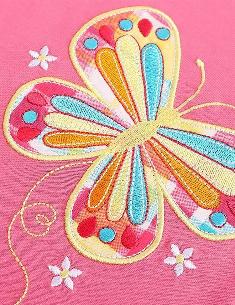 Butterfly Embroidery Sleeveless Set - Mini Taylor