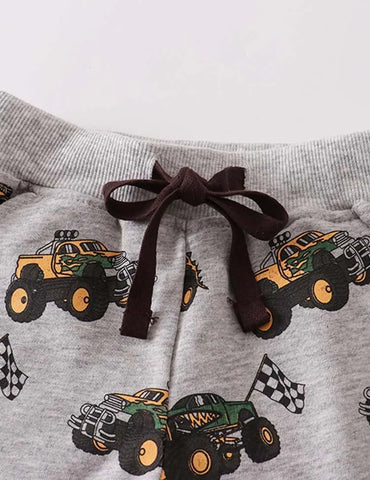 Car Printed Shorts - Mini Taylor