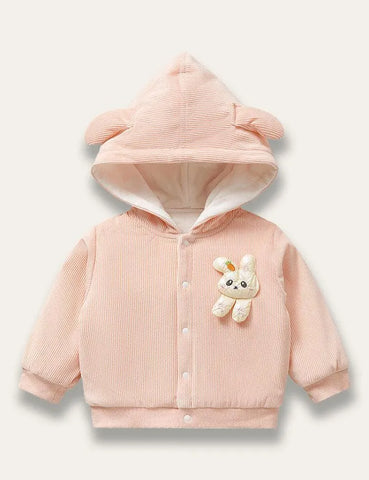 Cartoon Animal Hooded Coat - Mini Taylor