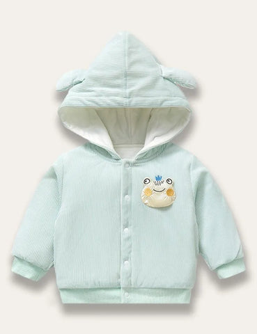 Cartoon Animal Hooded Coat - Mini Taylor
