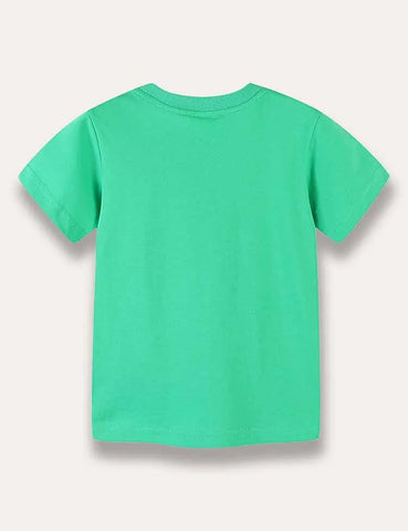 Cartoon Animal Printed T-Shirt - Mini Taylor