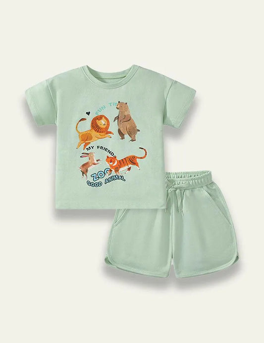 Cartoon Animals Printed Set - Mini Taylor