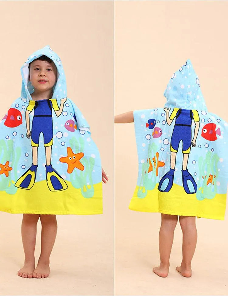 Cartoon Cloak Beach Towel - Mini Taylor