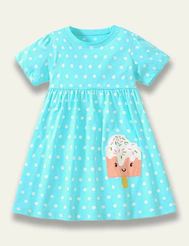Cartoon Ice Cream Dress - Mini Taylor
