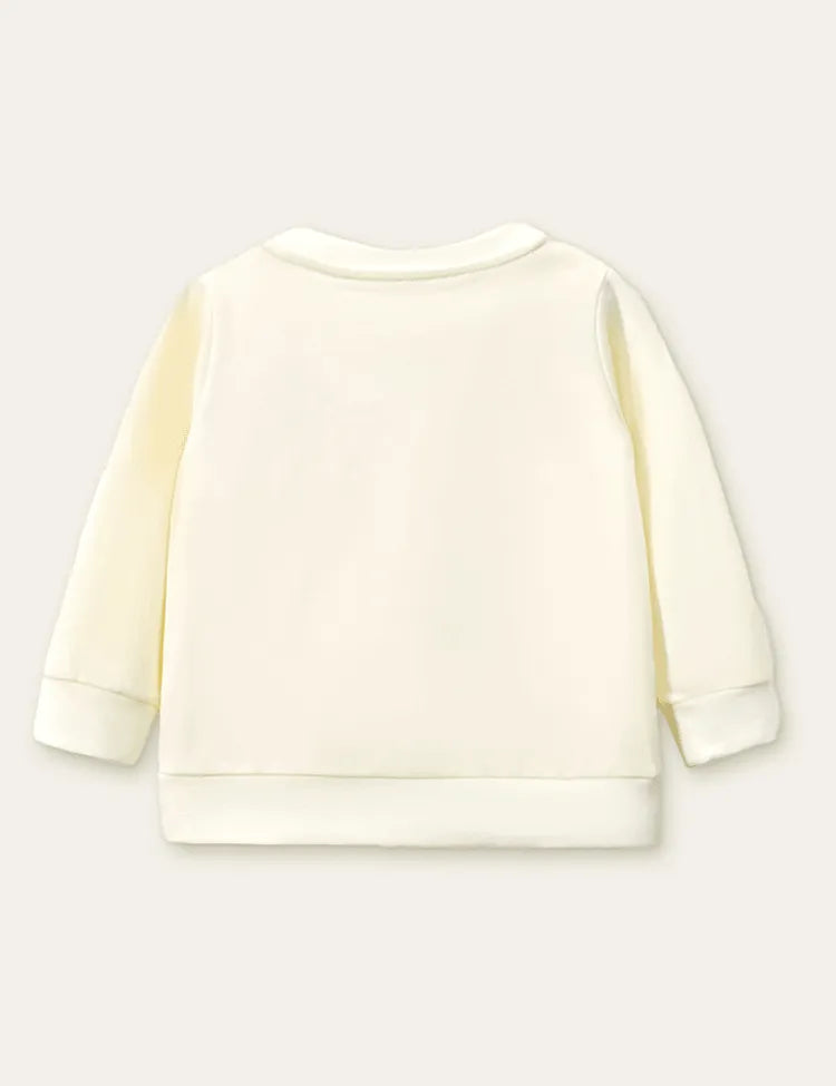 Cartoon Rabbit Print Sweatshirt - Mini Taylor