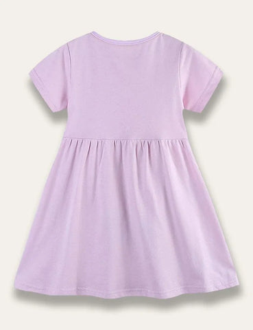 Cartoon Weather Print Dress - Mini Taylor