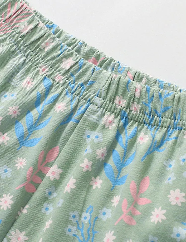 Cat Printed Short-sleeved Set - Mini Taylor