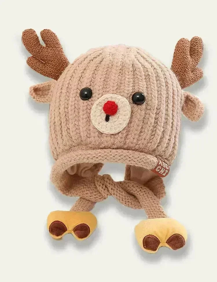 Christmas Deer Ear Protection Hat - Bebehanna