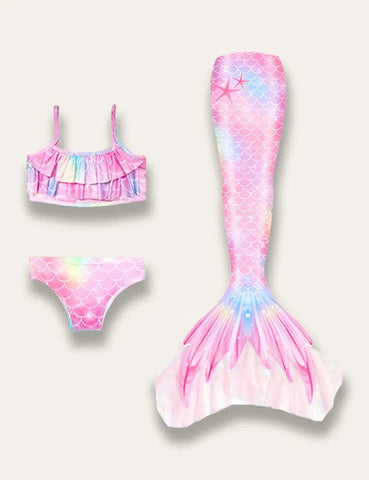 Colorful Mermaid Swimsuit - Mini Taylor