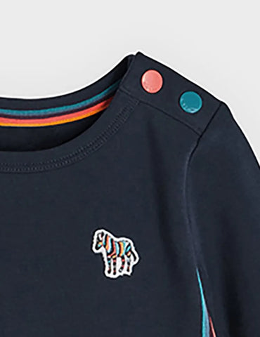 Colorful Zebra Applique Dress - Mini Taylor