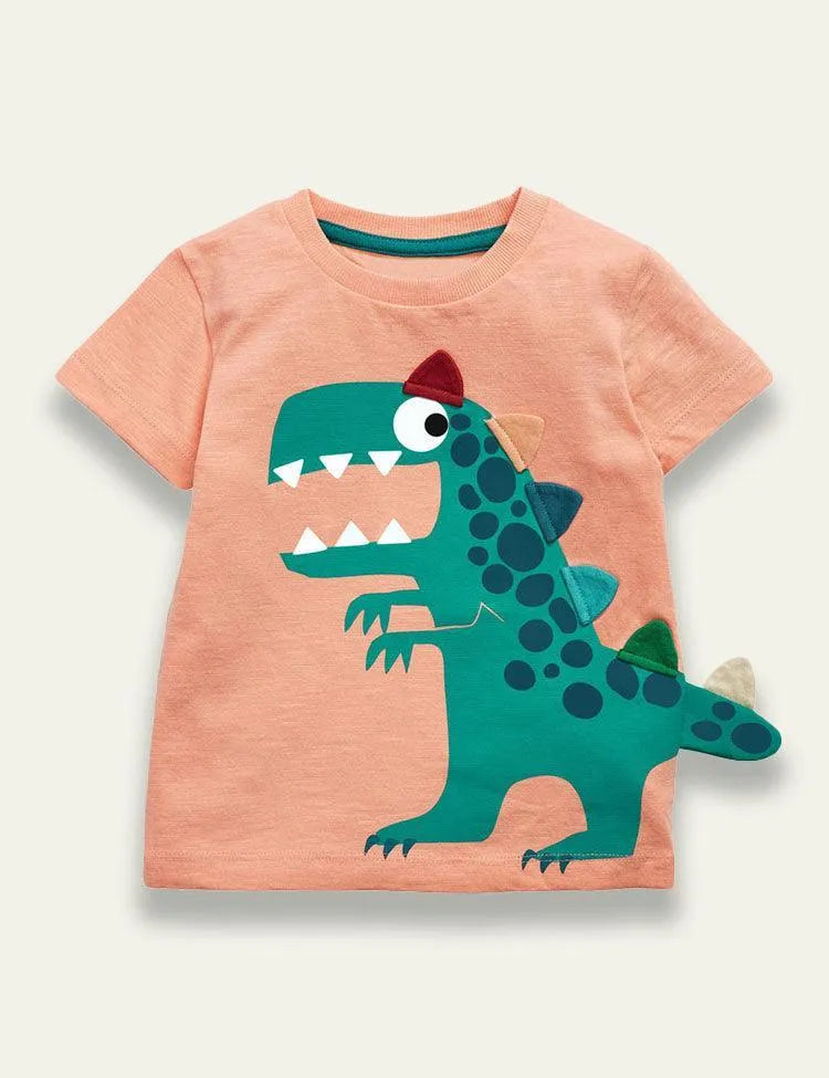 Cotton Appliqué T-shirt - Mini Taylor