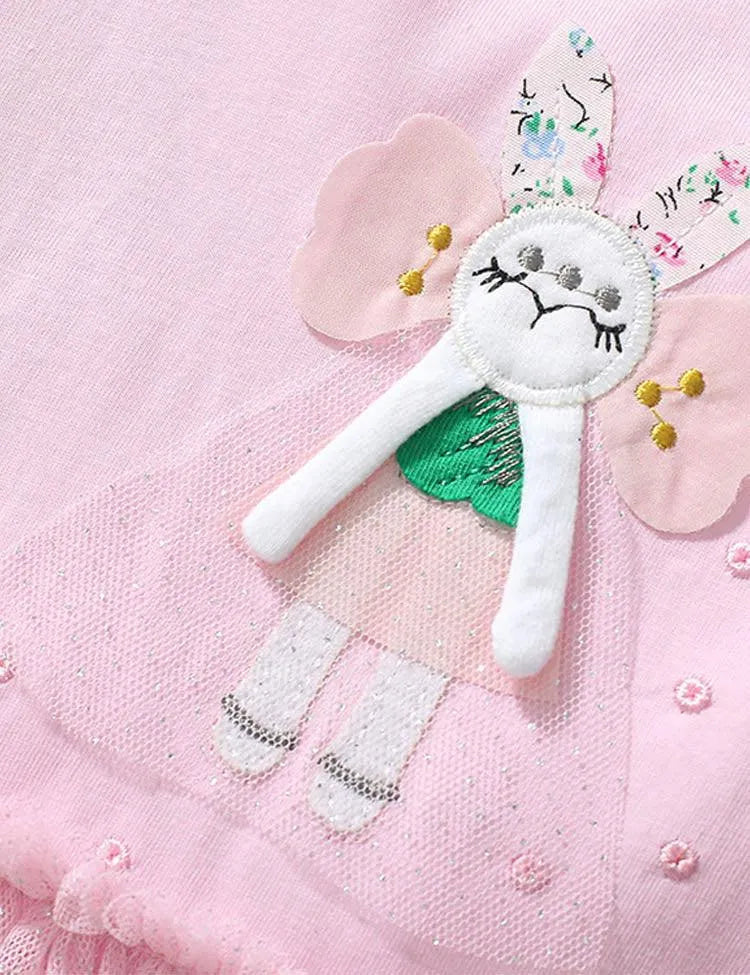 Cute Bunny Appliqué Dress - Mini Taylor