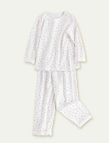 Cute Cartoon Printed Long-Sleeved Cotton pajamas - Mini Taylor