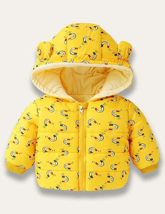 Cute Printed Thickened Coat - Mini Taylor