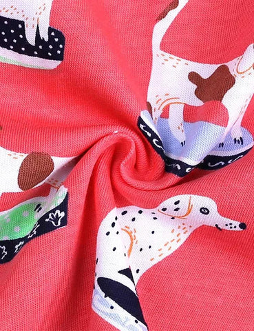 Cute Puppy Print Dress - Mini Taylor