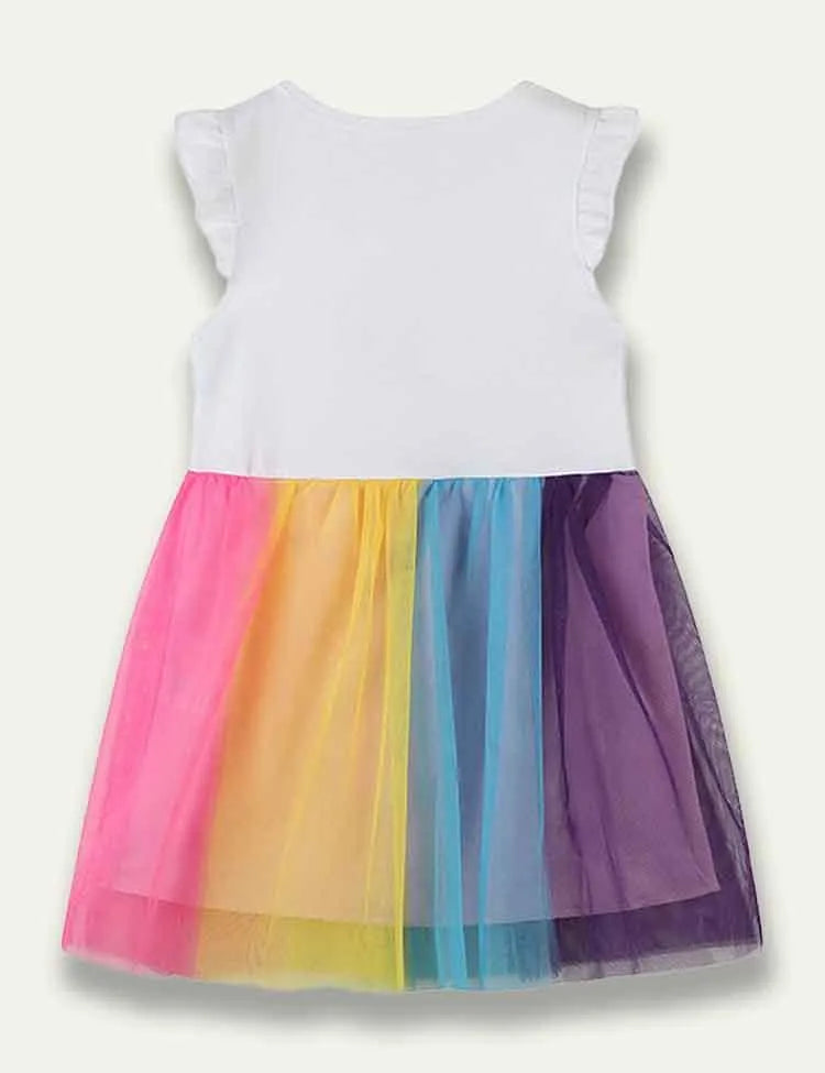 Cute Unicorn Rainbow Tulle Dress - Mini Taylor