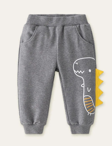 Dinosaur Cute Cartoon Printed Sweatpants - Mini Taylor