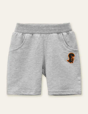 Dinosaur Cute Embroidered Shorts - Mini Taylor