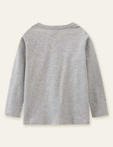 Dinosaur Printed Long-Sleeved T-shirt - Mini Taylor