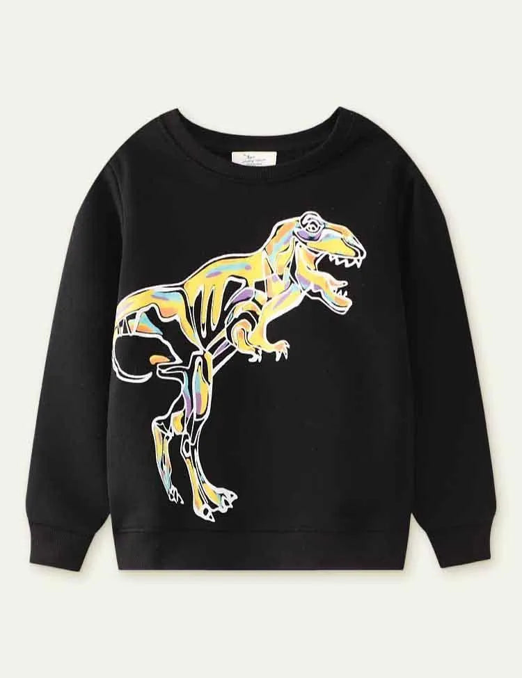 Dinosaur Printed Sweater - Mini Taylor