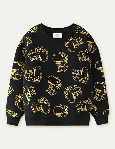 Dinosaur Printed Sweater - Mini Taylor