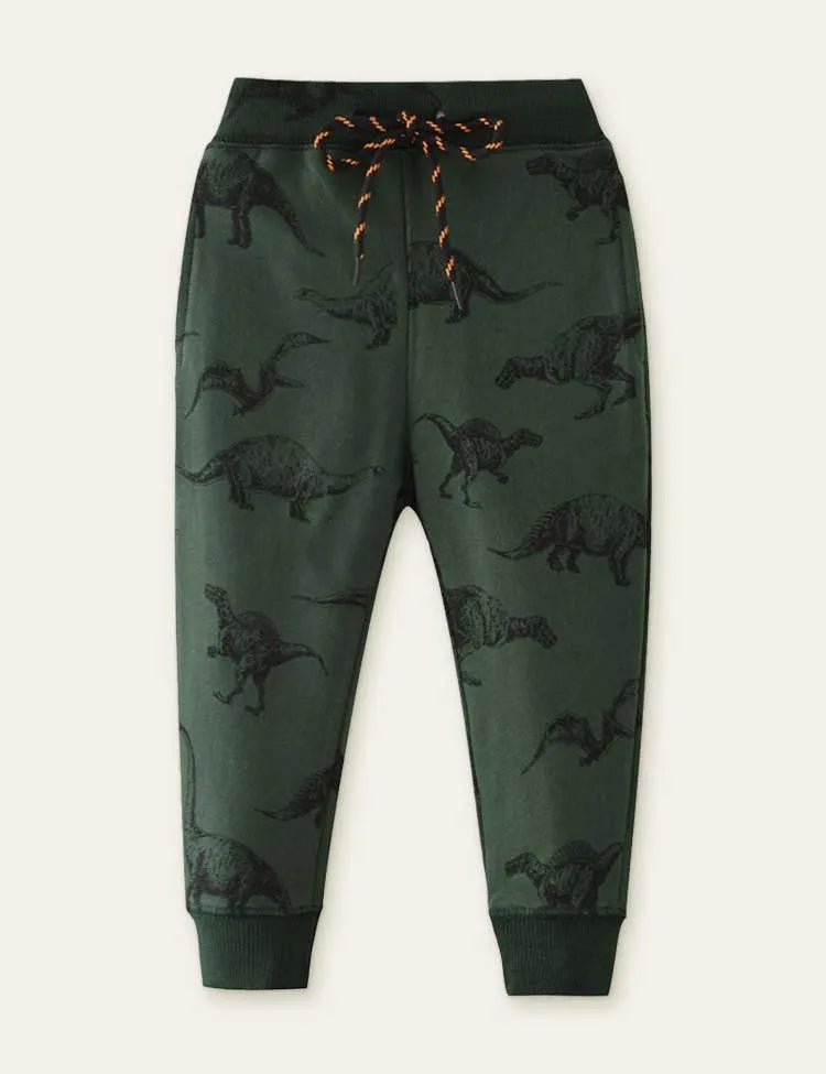 Dinosaur Printed Sweatpants - Mini Taylor