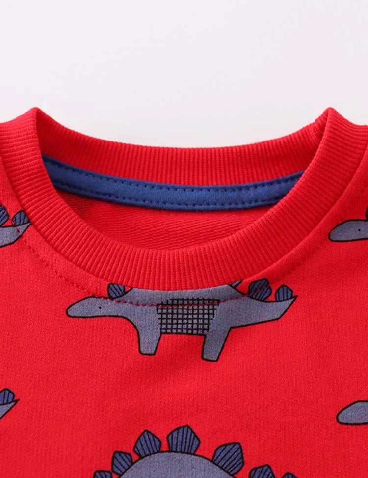 Dinosaur Printed Sweatshirt - Mini Taylor