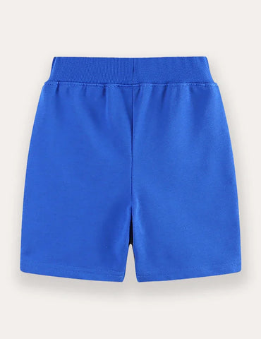 Shorts mit Cartoon-Raketen-Applikation