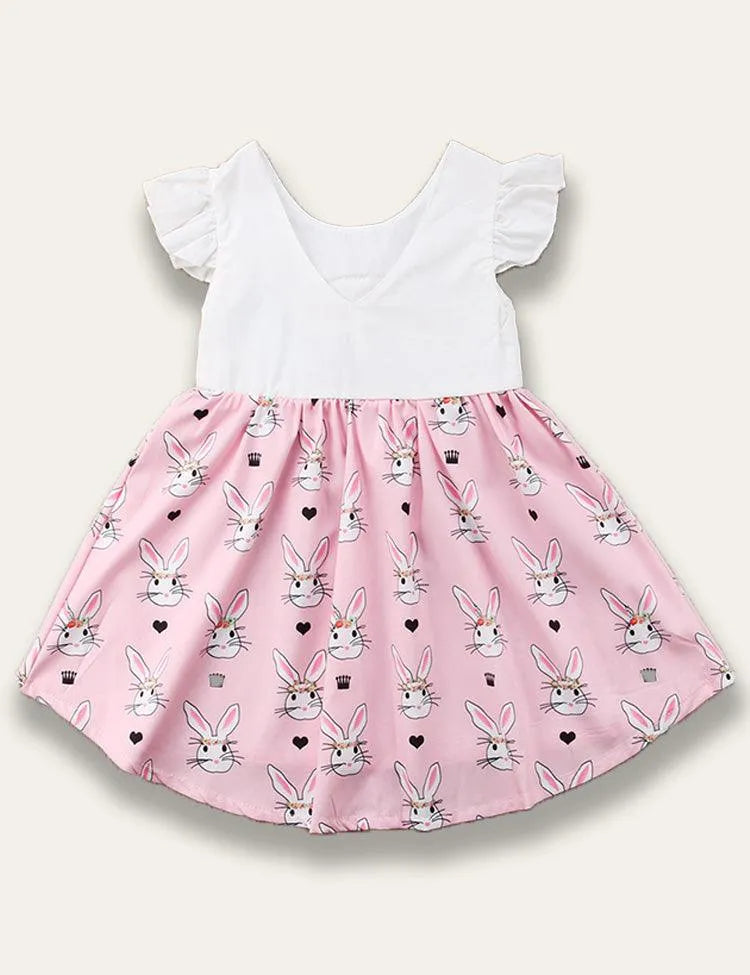 Easter Bunny Appliqué Dress - Mini Taylor