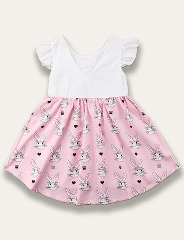 Easter Bunny Appliqué Dress - Mini Taylor