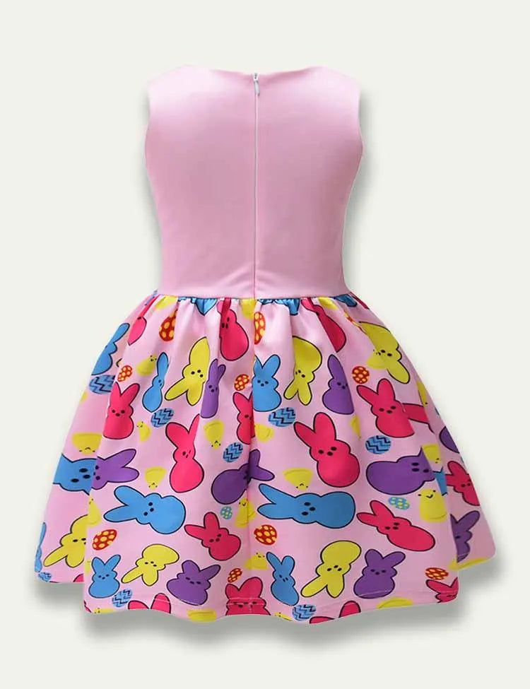 Easter Bunny Bow Sleeveless Dress - Mini Taylor