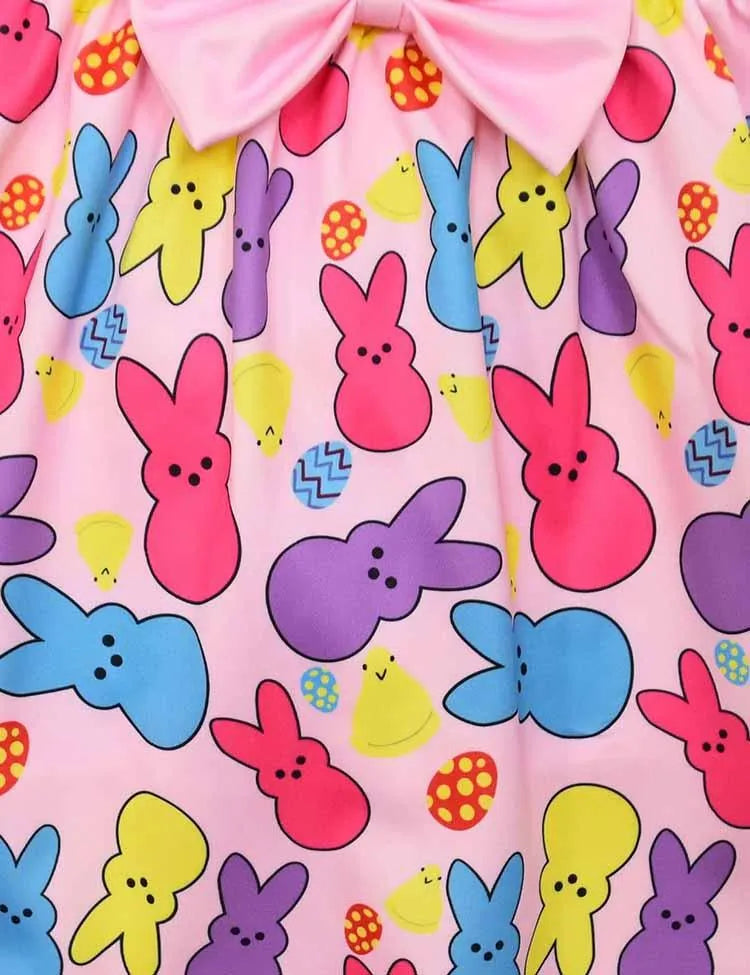 Easter Bunny Bow Sleeveless Dress - Mini Taylor