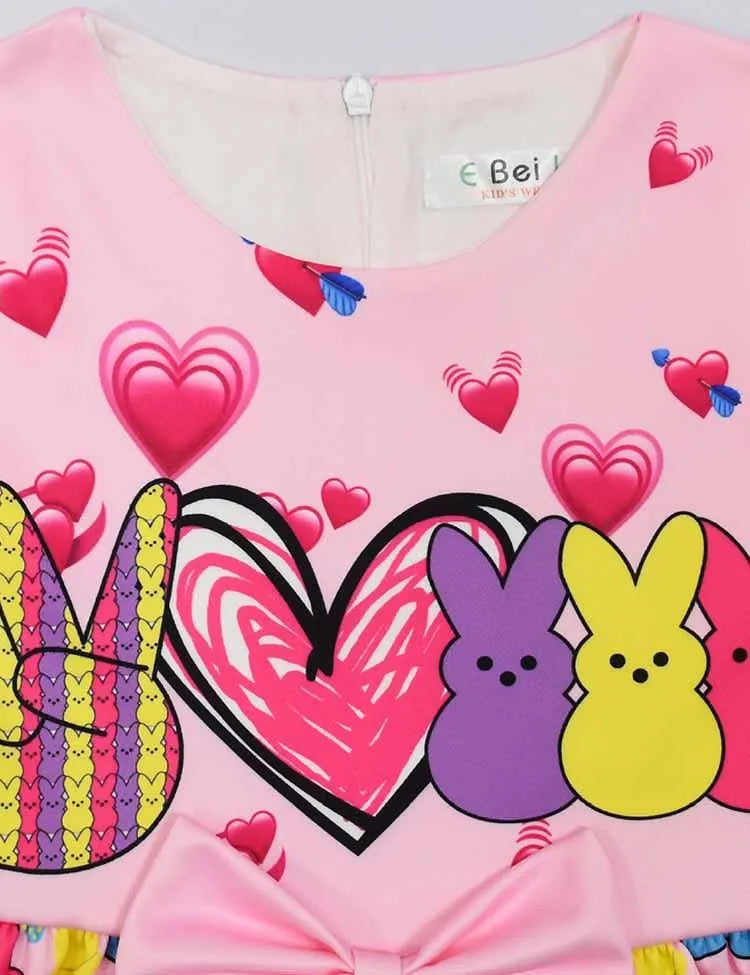 Easter Bunny Bow Sleeveless Dress - Mini Taylor
