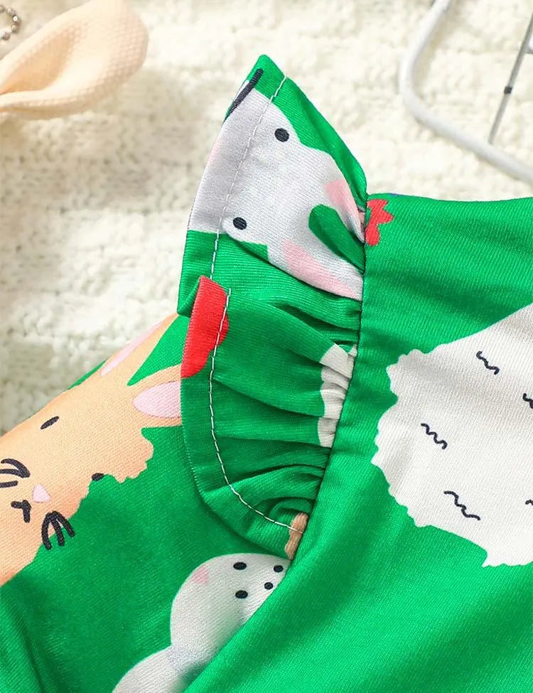 Easter Bunny Print Dress - Mini Taylor