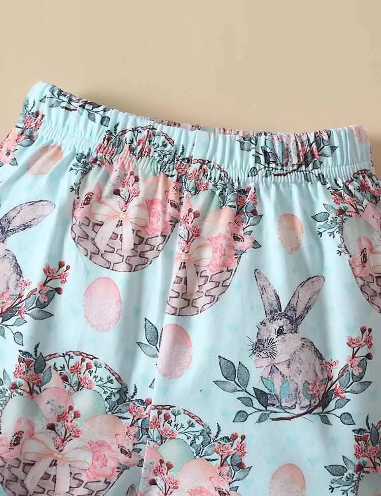 Easter Cartoon Bunny Printed Suit - Mini Taylor