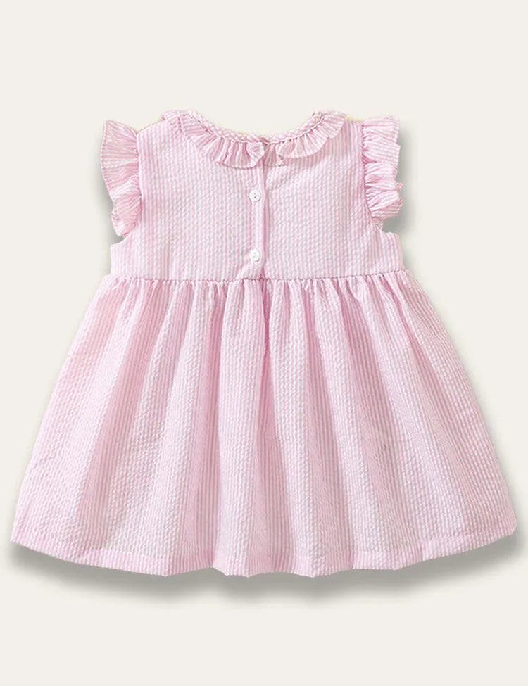Easter Cute Embroidered Bunny Dress - Mini Taylor