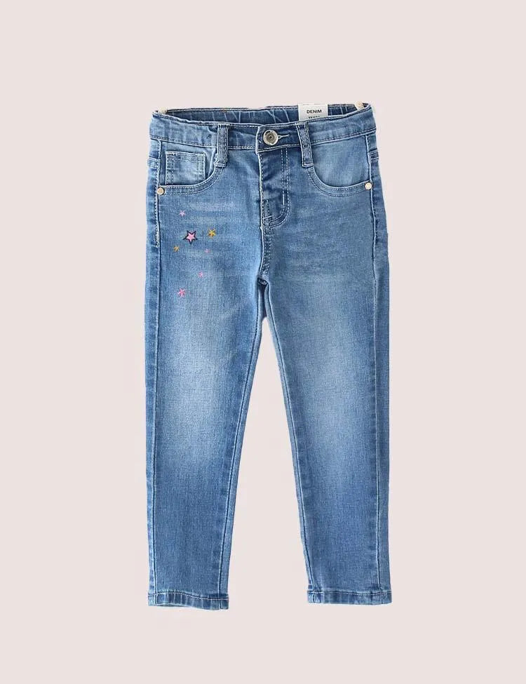 Embroidered Jeans - Mini Taylor