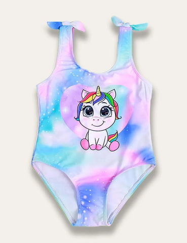 Fantasy Rainbow Unicorn Swimsuit - Mini Taylor
