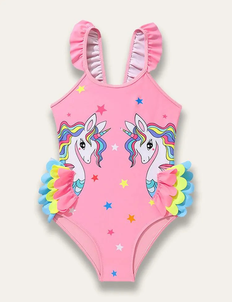 Fantasy Unicorn One Piece Swimsuit - Mini Taylor