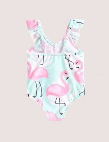 Flamingo One-Piece Swimsuit - Mini Taylor